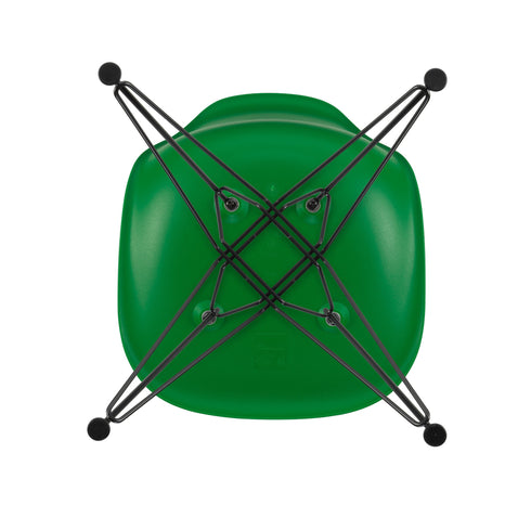 Cadeira Eames DSR em Plástico / Base Preta